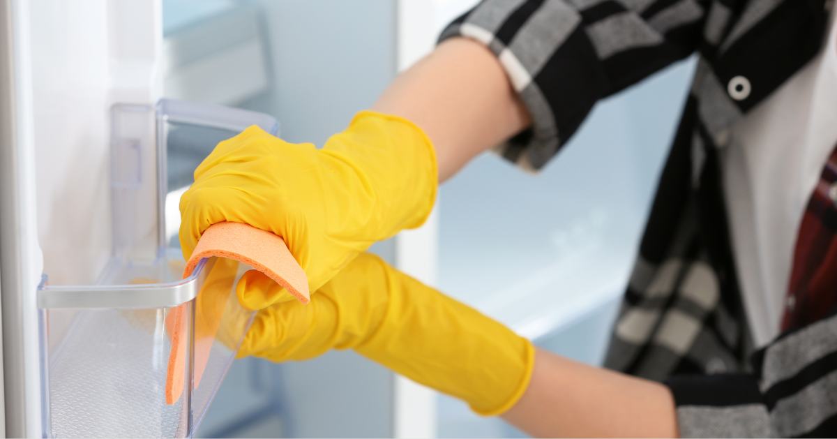 Reinigung des Kühlschranks