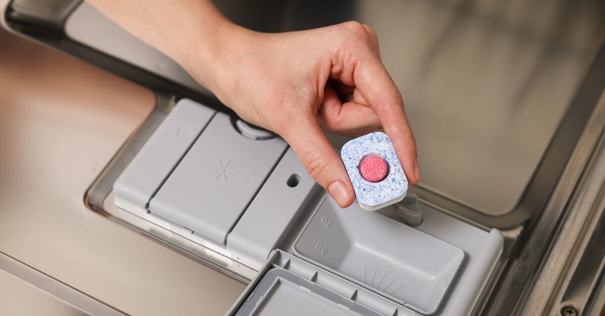 Dishwasher care items and clean parts