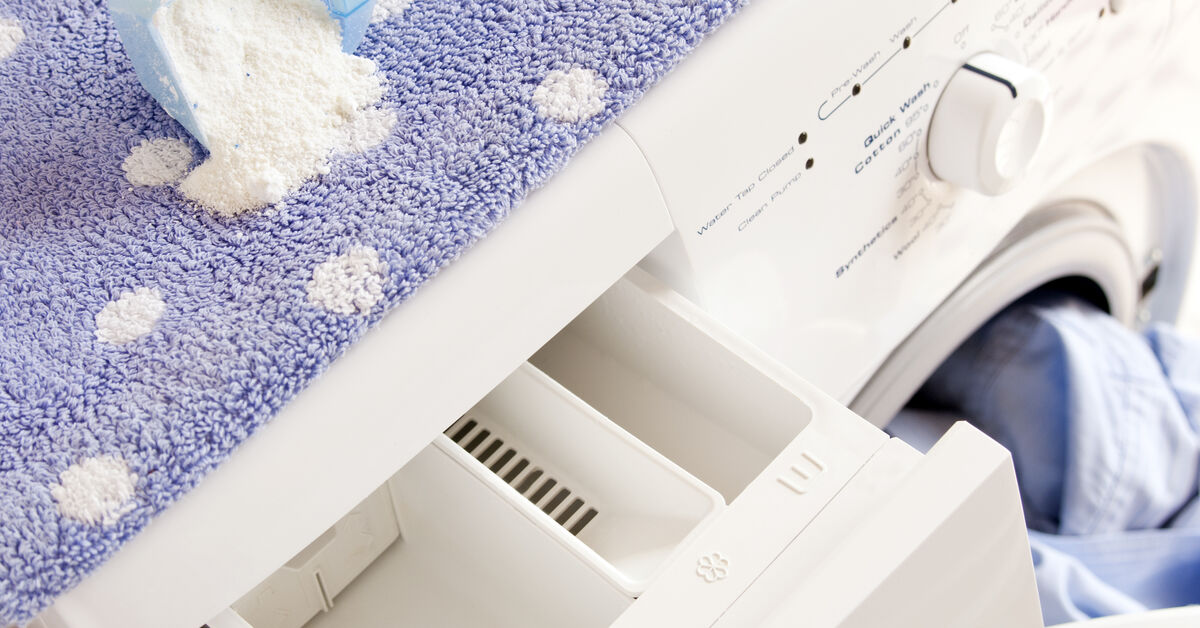 Clean dispenser drawer drying open
