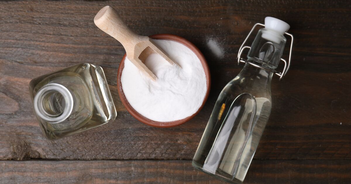 Baking powder ready for odor treatment