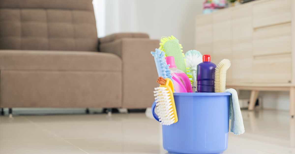 Empty flat ready for move-out cleaning